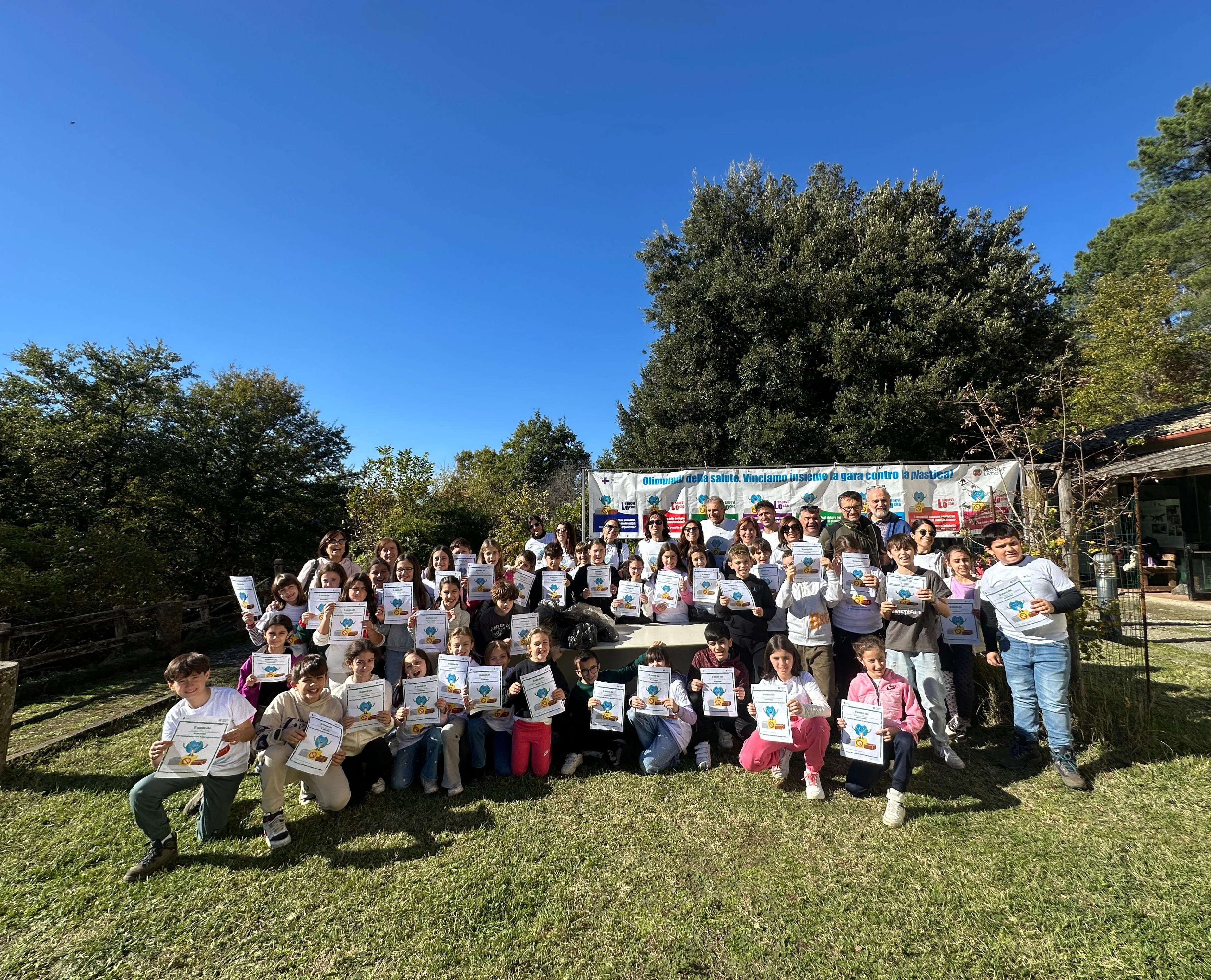 Olimpiadi della salute, in gara contro la plastica. Oggi tappa alla riserva naturale di Monte Rufeno